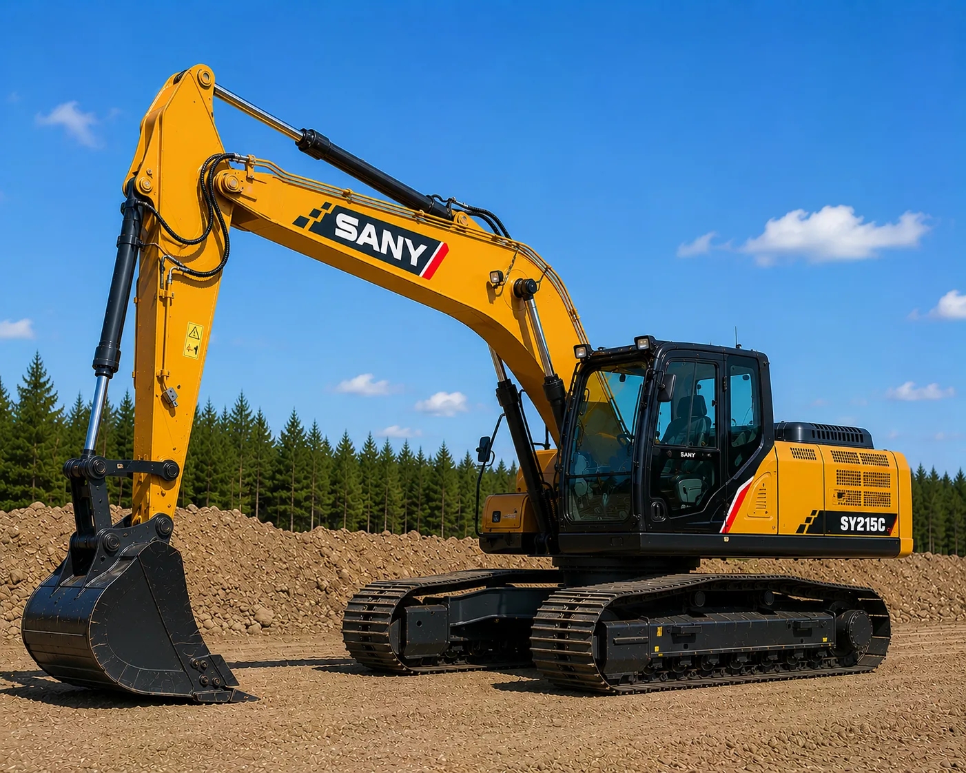 Гусеничный экскаватор Sany SY215C в аренду